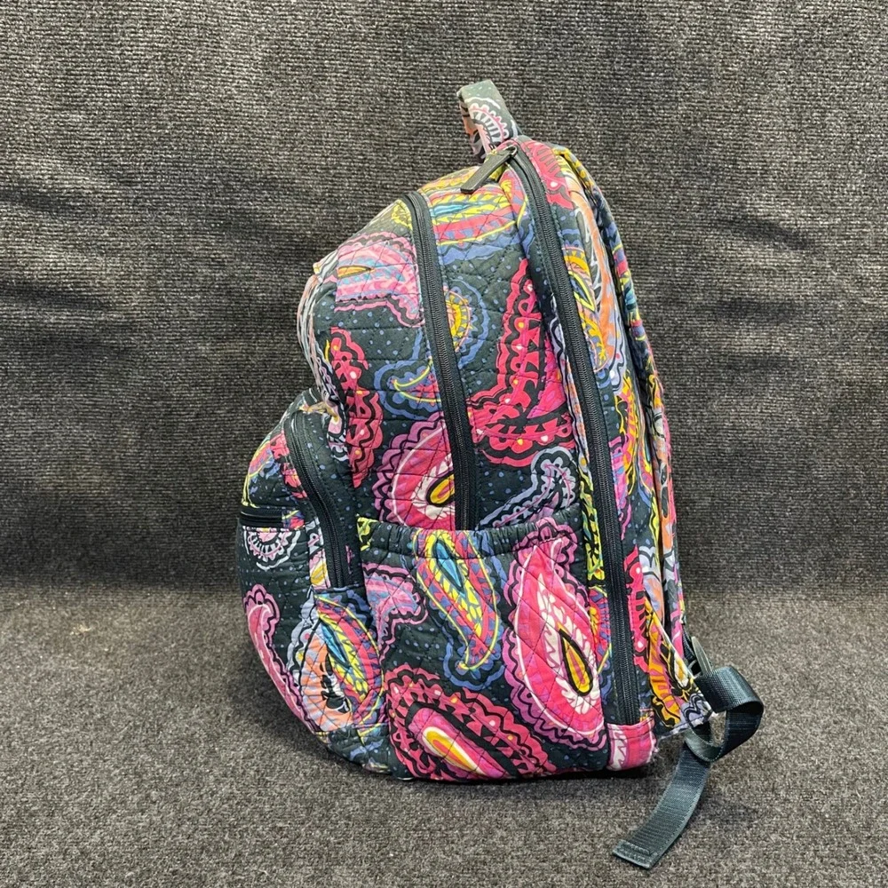 Vera Bradley Twilight Paisley Pattern Travel Bag Lighten Up‎ Essential Backpack